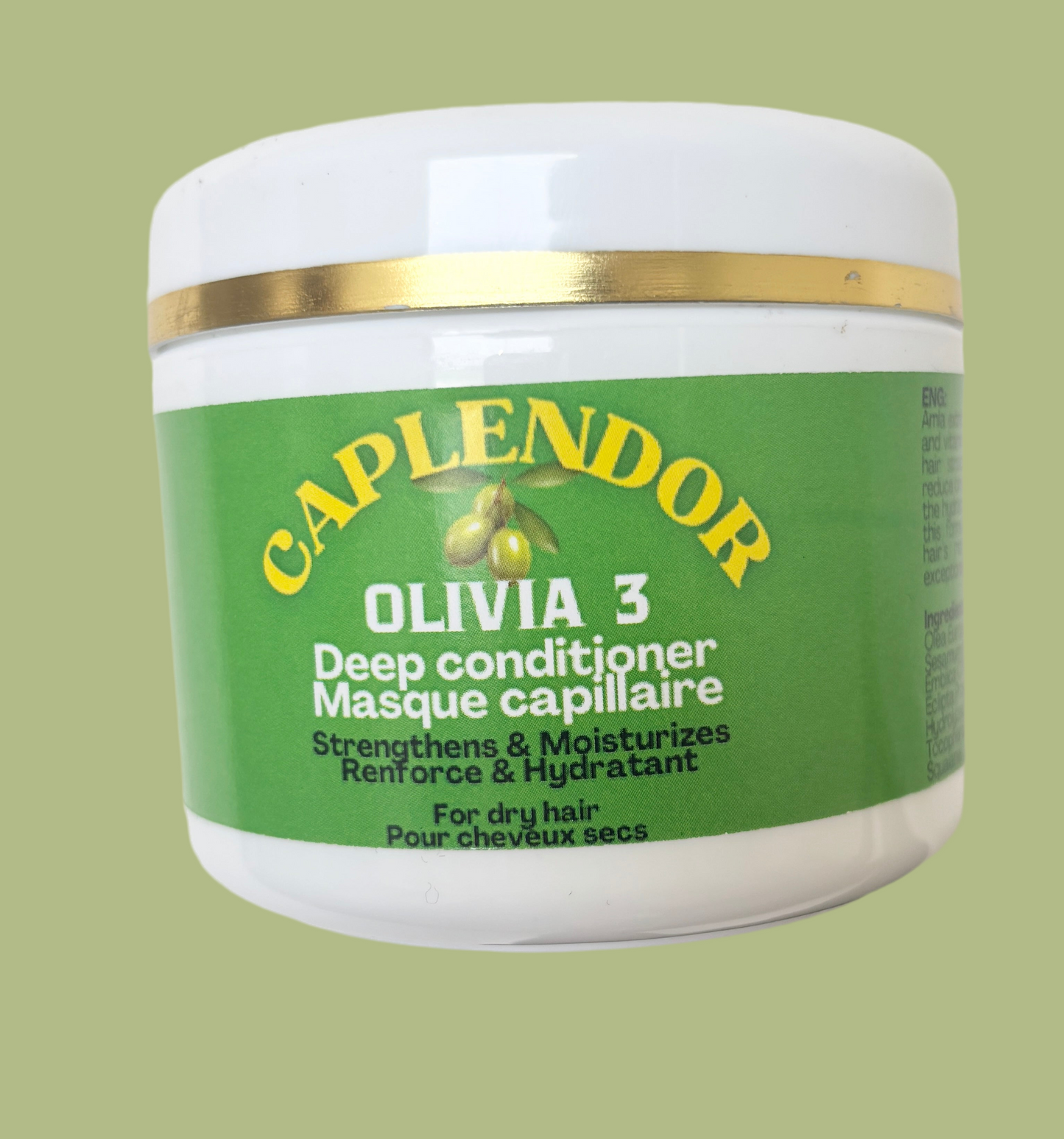 Olivia 3 : Deep conditioner / Masque capillaire